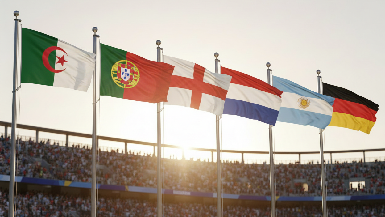 Host City International Soccer Flags 2026