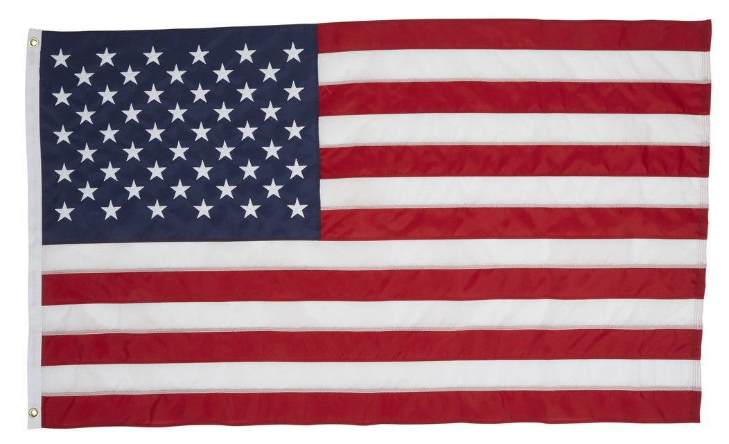 Nylon Embroidered American Flags