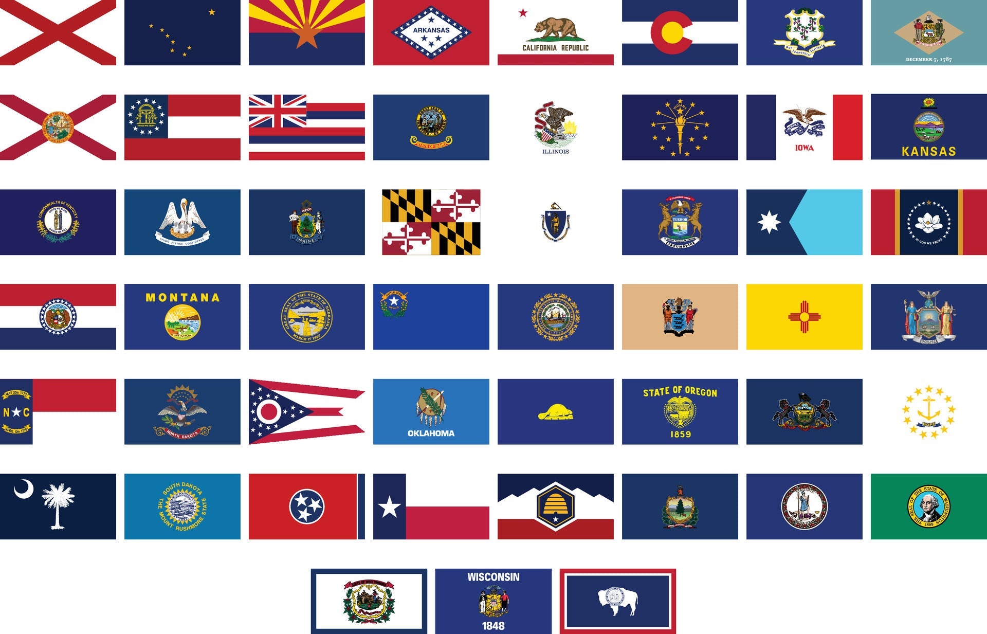 Premium State Flags