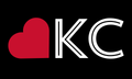 Black KC Love Flag — Premium Nylon KC Flag