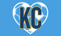 Argentina KC Soccer Heart Flag