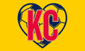 Ecuador KC Soccer Heart Flag