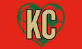 Portugal KC Soccer Heart Flag