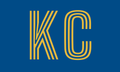 Golden Striped KC Flag — Premium Nylon KC Flag