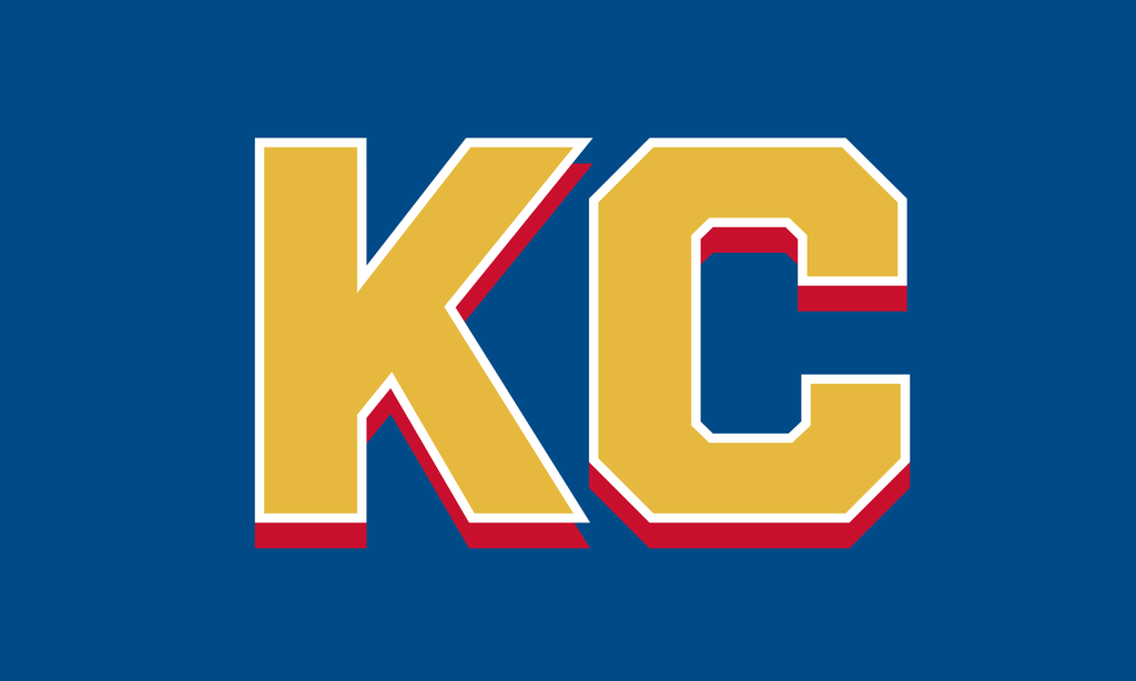 Golden Block Blue KC Flag — Premium Nylon KC Flag