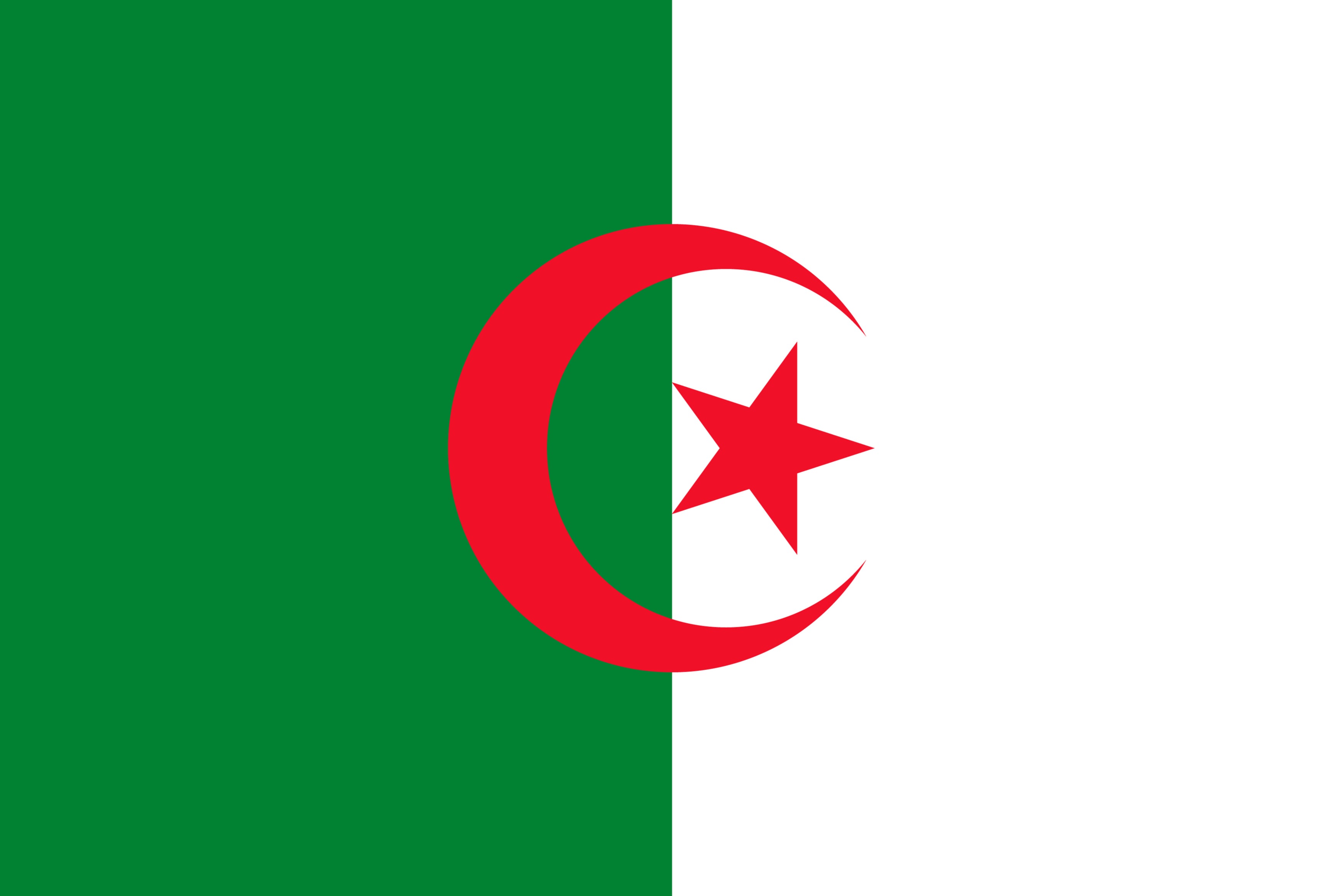 Algeria National Flag - Premium Single-Reverse Flag