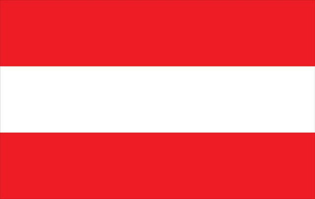 Austria National Flag - Premium Single-Reverse Flag