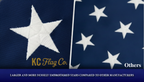 12 ft x 18 ft Commercial Grade American Flag — Embroidered Nylon | Made in USA