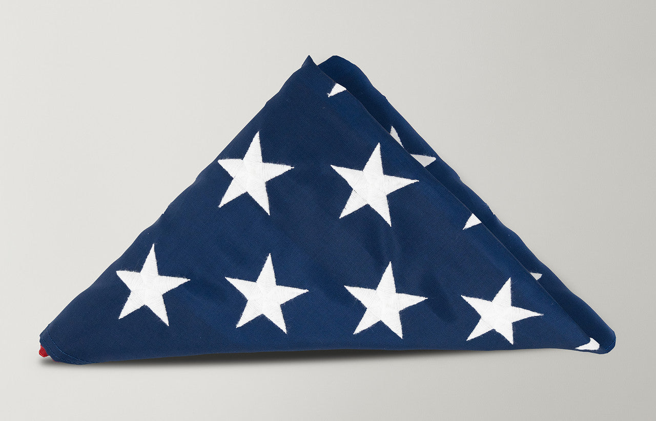 12 ft x 18 ft Commercial Grade American Flag — Embroidered Nylon | Made in USA