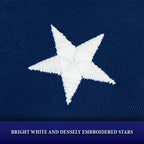 Embroidered 2-Ply Polyester American Flag — 3 ft x 5 ft